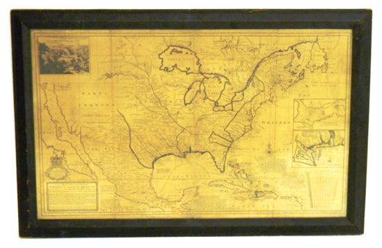 Appraisal: Early th C map by British cartographer Herman Moll -