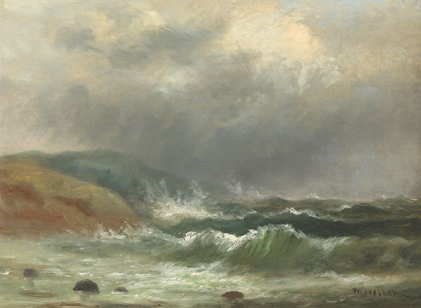 Appraisal: WESLEY ELBRIDGE WEBBER AMERICAN - x Seascape Oil on canvas