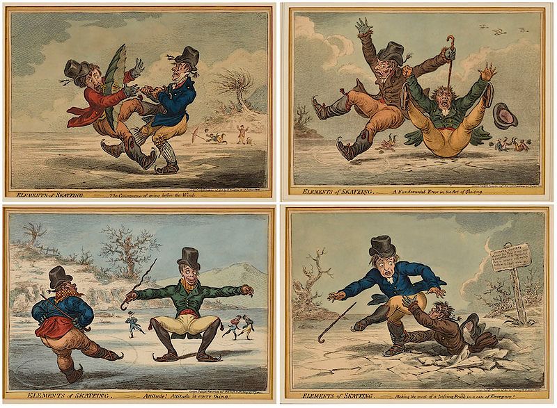 Appraisal: James Gillray British A set of four The Elements of