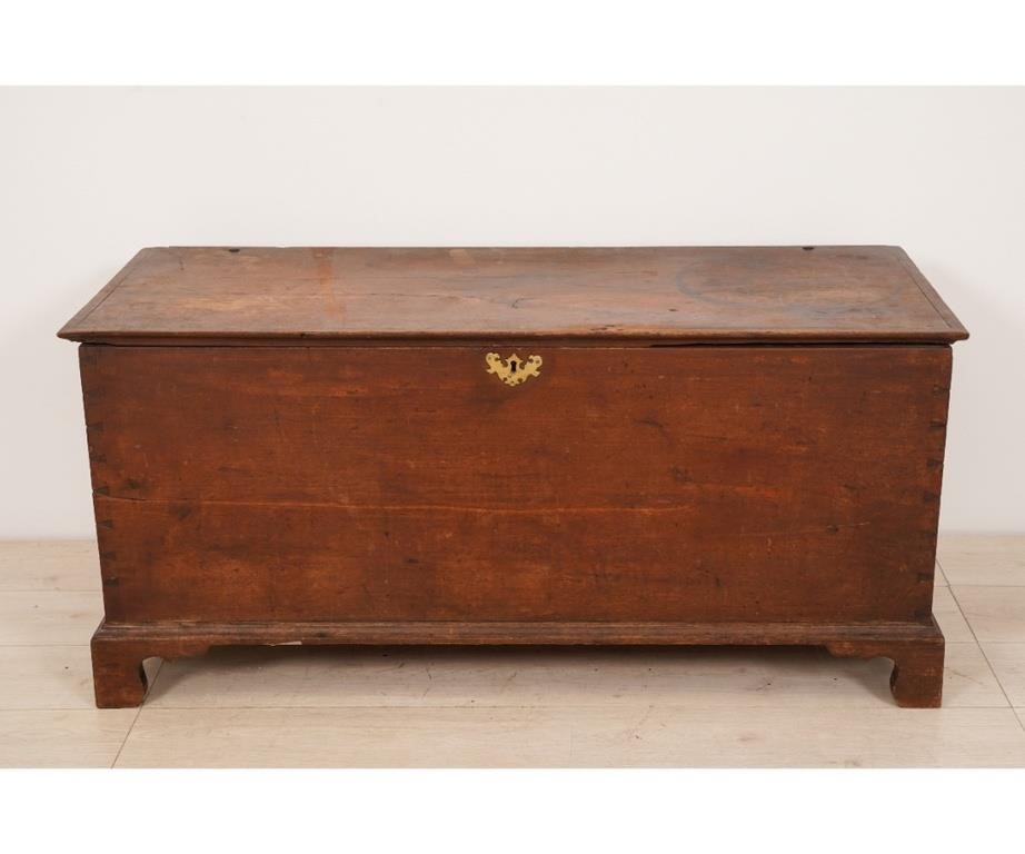 Appraisal: Pennsylvania walnut blanket chest circa with till and secret compartment