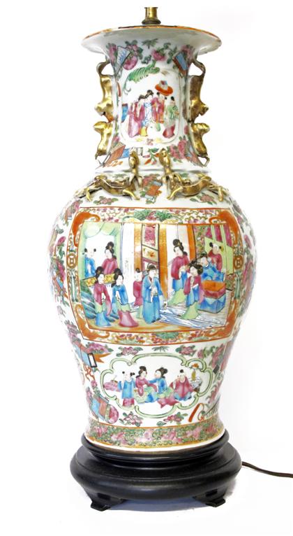 Appraisal: Chinese Export porcelain Famille Rose vase th century