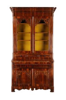 Appraisal: Rococo Revival Style Rosewood China Cabinet American late th century