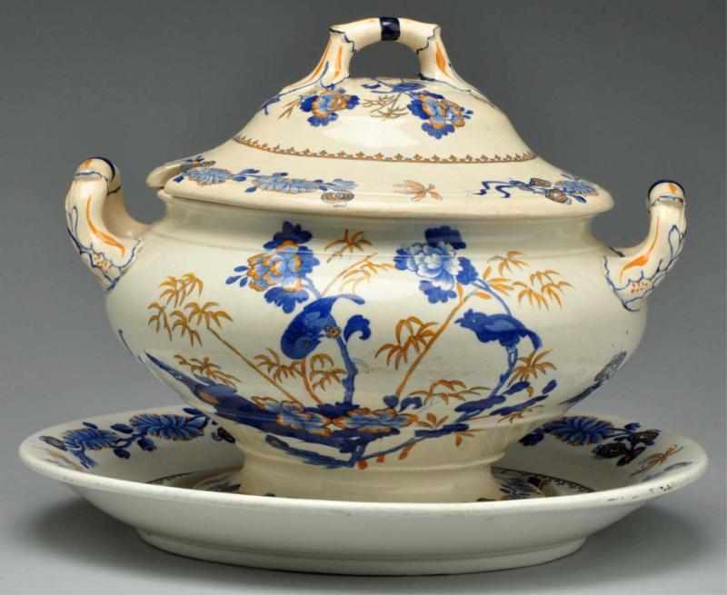 Appraisal: Spode China Soup Tureen Description Circa Lidded with bottom plate