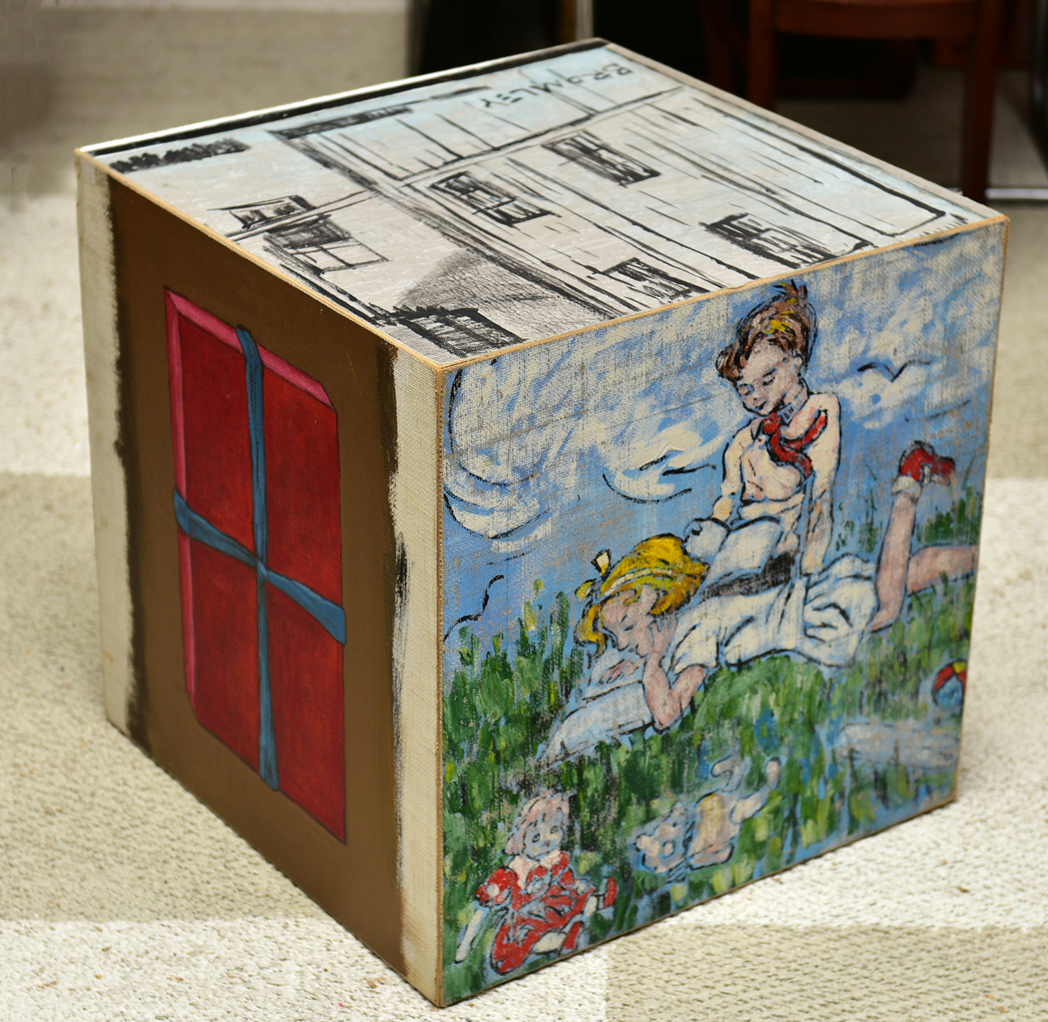 Appraisal: A HAND PAINTED DAVID BROMLEY BOX signed Bromley x x