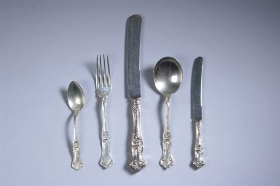 Appraisal: -PIECE INTERNATIONAL SILVER CO STERLING PARTIAL FLATWARE SERVICE Edgewood pattern