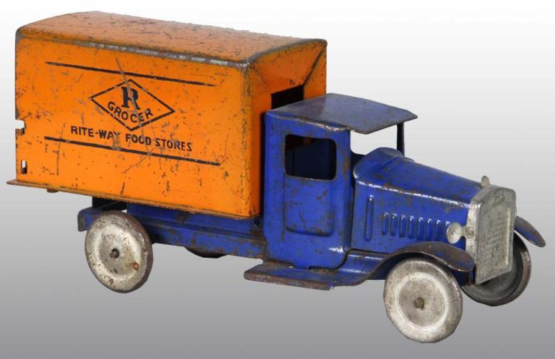 Appraisal: Pressed Steel Metalcraft Rite-Way Foods Truck Description American Original tailgate