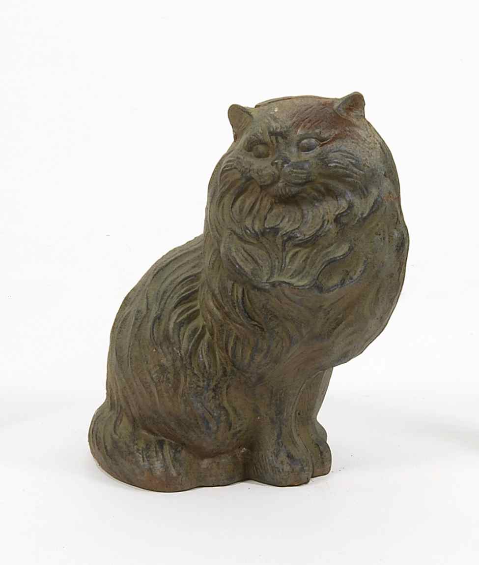 Appraisal: CAST IRON FIGURE OF A CAT Height