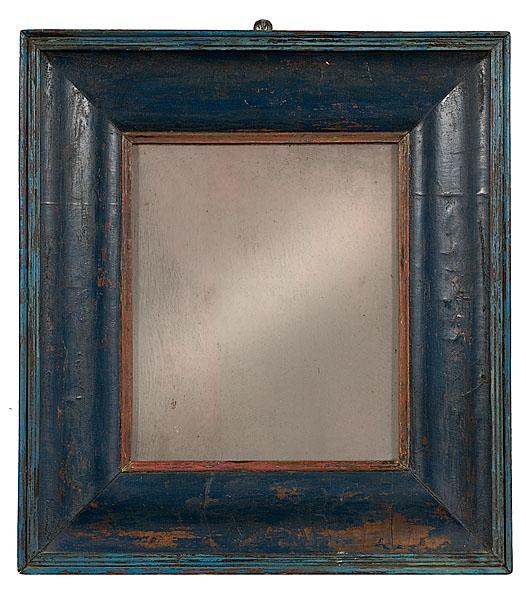 Appraisal: TH-CENTURY OGEE FRAME LOOKING GLASS American or English in old