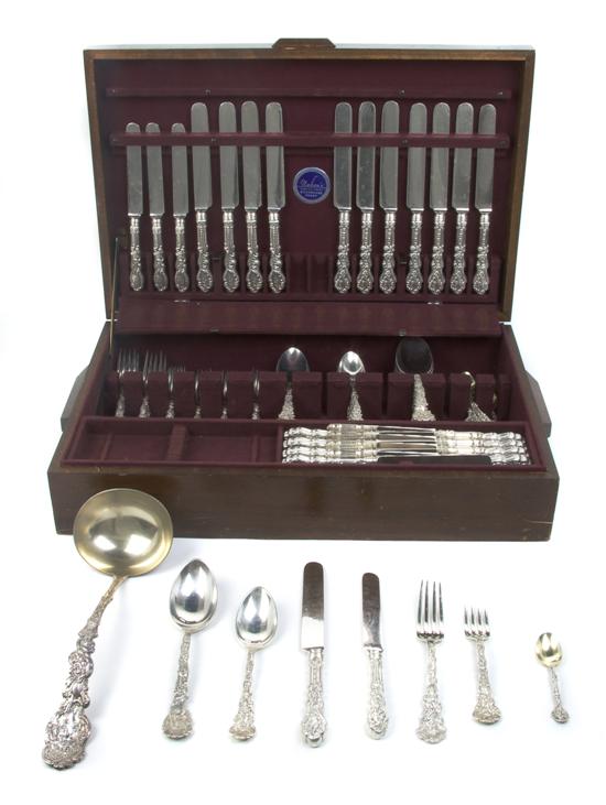 Appraisal: An American Sterling Silver Flatware Service Gorham