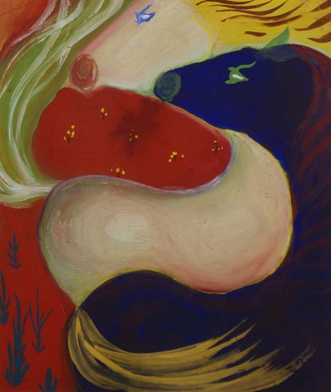 Appraisal: Elizabeth Vassilieff circa - Mare and Stallion gouache x cm