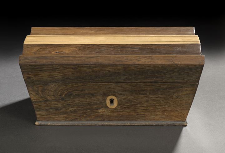 Appraisal: Diminutive Continental Biedermeier Rosewood and Rock Maple Table Workbox second