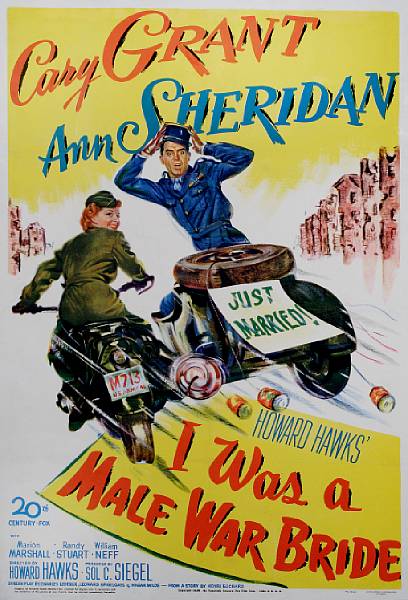 Appraisal: I Was A Male War Bride th Century Fox one-sheet