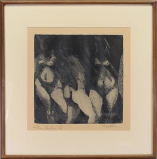 Appraisal: Frank Rampolla - Three Ladies Signed and numbered in margin