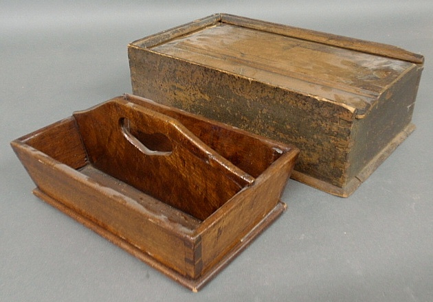 Appraisal: - Pennsylvania German candle box early th c with original