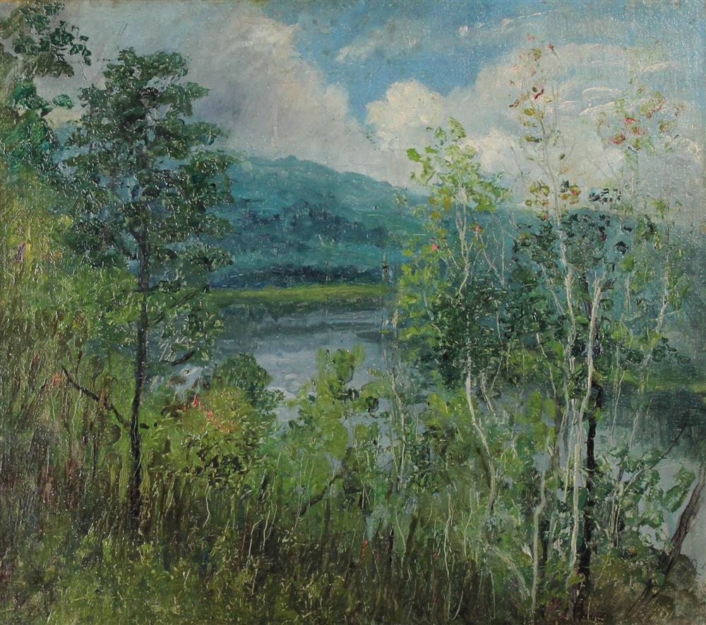 Appraisal: FRANK WILBERT STOKES AMERICAN - BEND IN THE CONNECTICUT RIVER