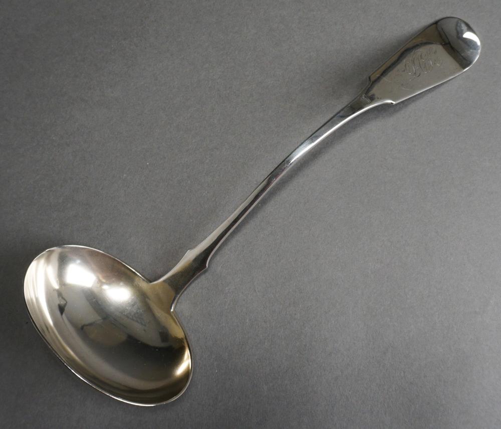 Appraisal: Partial Gilt Coin Silver Ladle by Joseph Einstein Philadelphia -