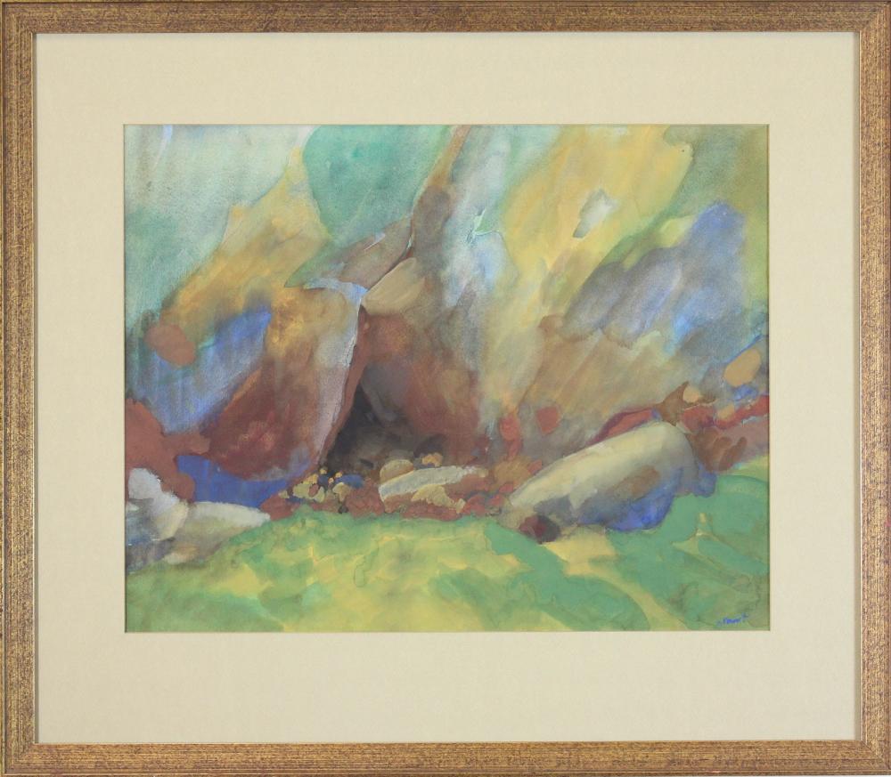 Appraisal: HANK KOWERT Oregon - watercolor on paper a landscape Signed