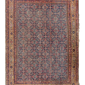 Appraisal: A Mahal Wool Rug CIRCA EARLY TH CENTURY feet x