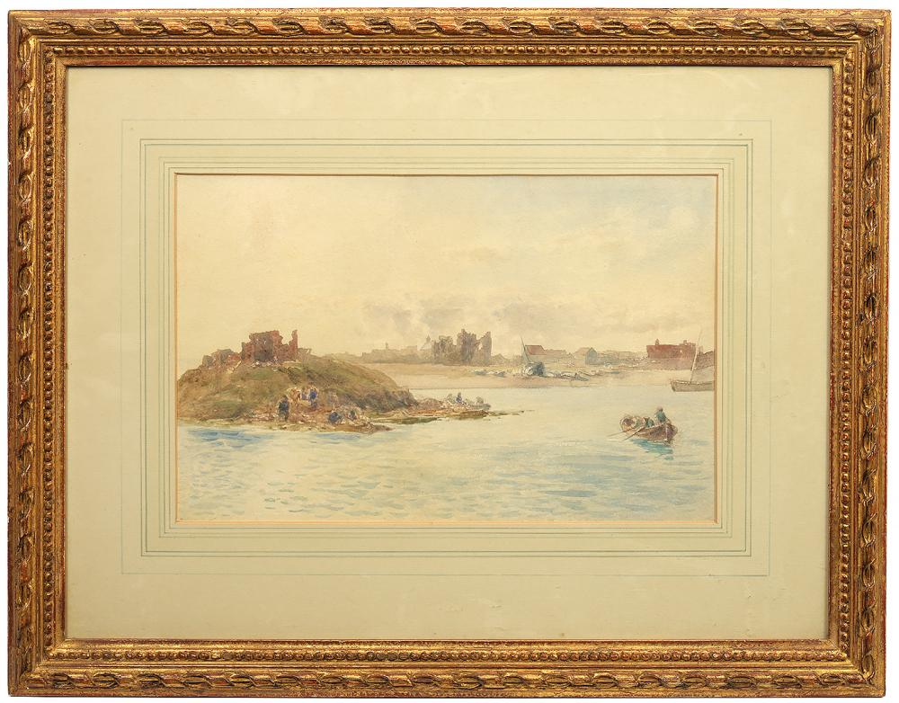 Appraisal: WILLIAM HUNT W C 'HOLY ISLAND NORTHUMBERLAND'William Holman Hunt U