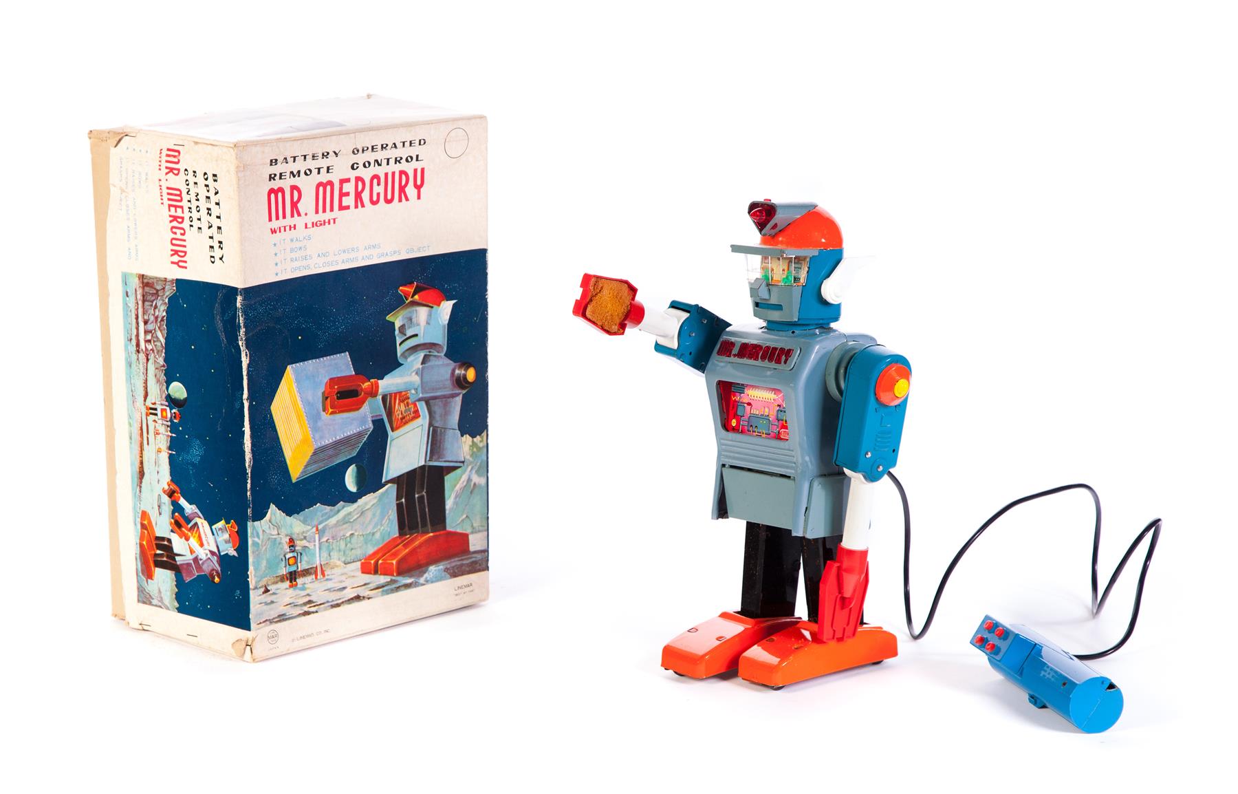 Appraisal: MR MERCURY TOY ROBOT IN ORIGINAL BOX Japan rd quarter-