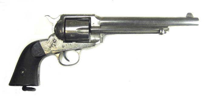 Appraisal: REMINGTON MODEL SINGLE ACTION REVOLVER CFW caliber barrel nickel finish