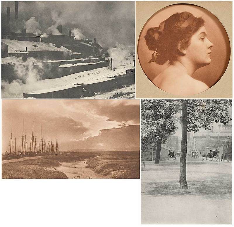 Appraisal: Four Photogravures from Camera Notes Eustace Calland British active s-