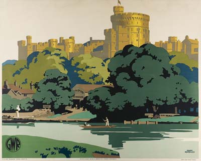 Appraisal: FRANK NEWBOLD - WINDSOR CASTLE Circa x inches Jordison London