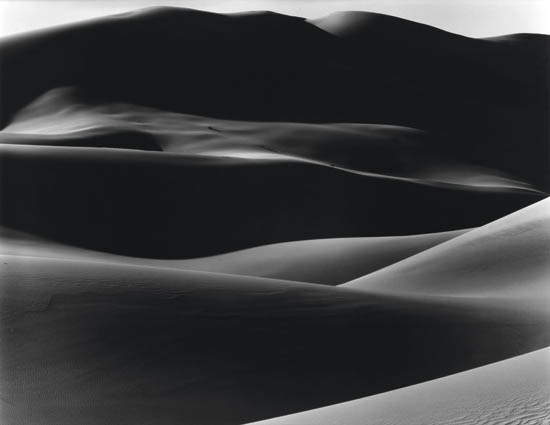 Appraisal: WESTON BRETT - Untitled dunes Silver print x inches x