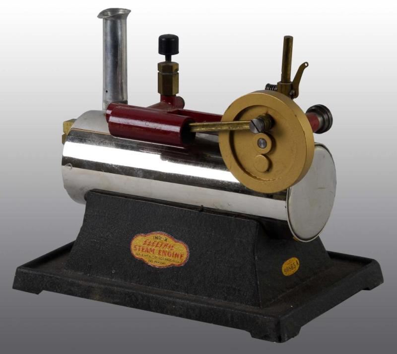 Appraisal: IND-X Electric No A Steam Engine Toy Description Manufactured in