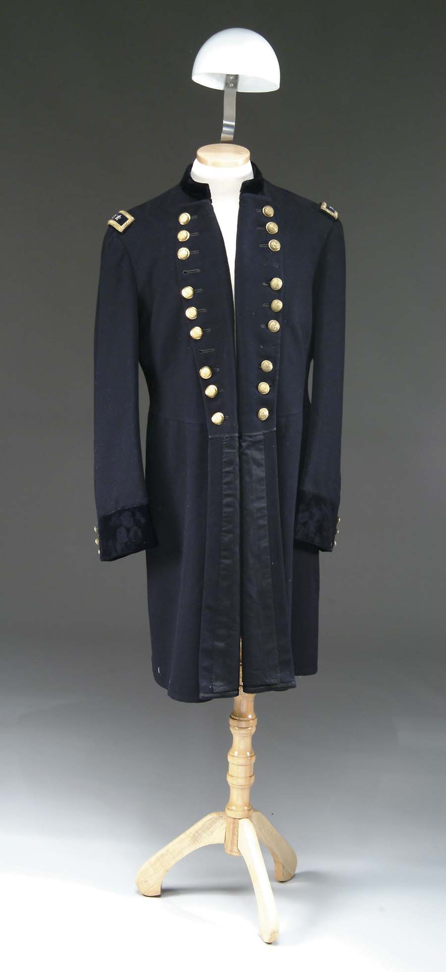 Appraisal: MAJOR GENERAL S FROCK COAT Late th century dbl-breasted coat