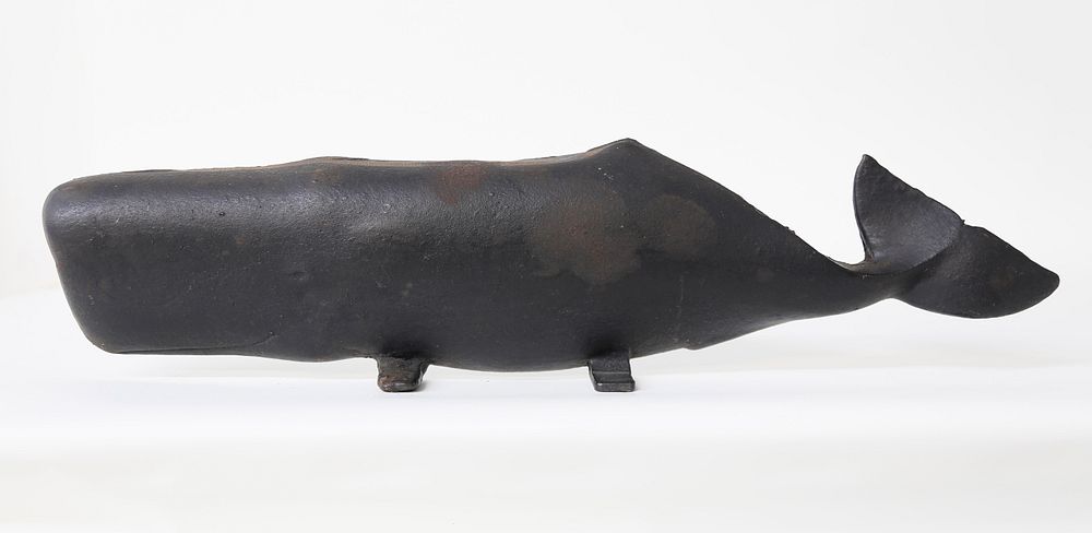 Appraisal: D Baker - New Bedford Cast Iron Sperm Whale Doorstop