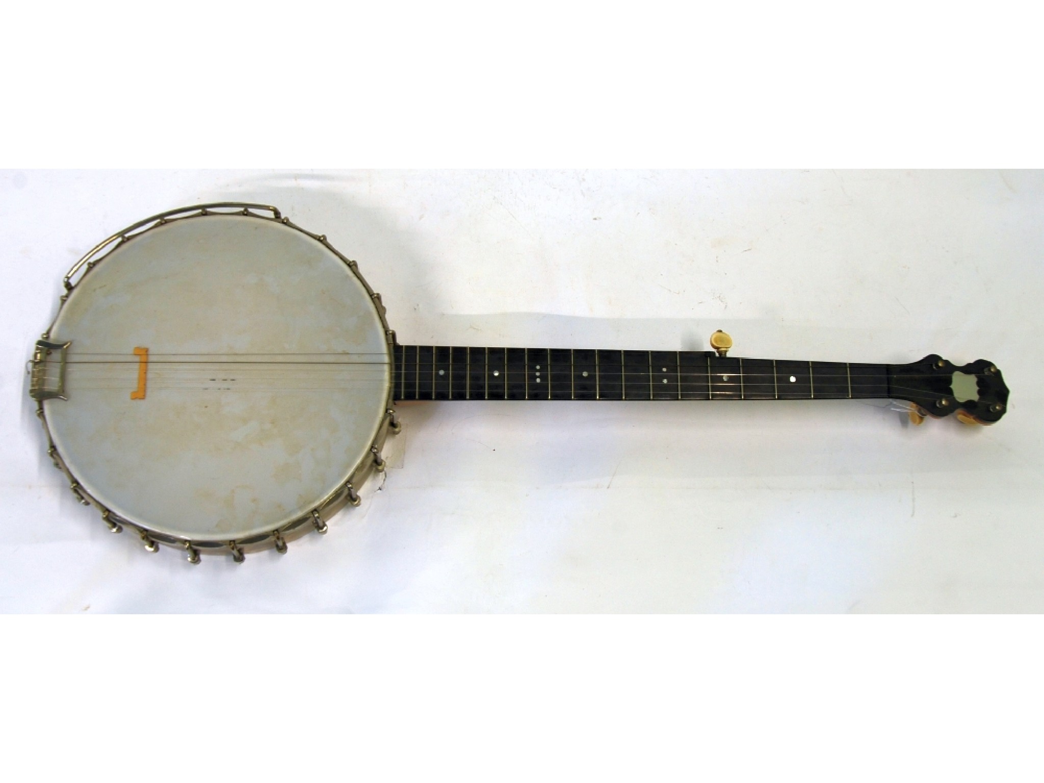 Appraisal: CLIFFORD ESSEX 'PROFESSIONAL' FIVE STRING BANJO having frets and cm