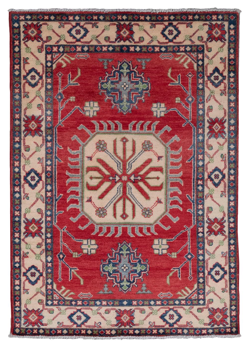 Appraisal: KAZAK DESIGN MAT X ST CENTURYKAZAK DESIGN MAT ' X