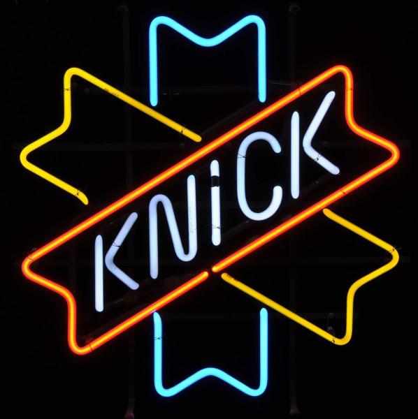 Appraisal: Knick - Ribbon Neon Sign Description s Jacob Ruppert Brewing