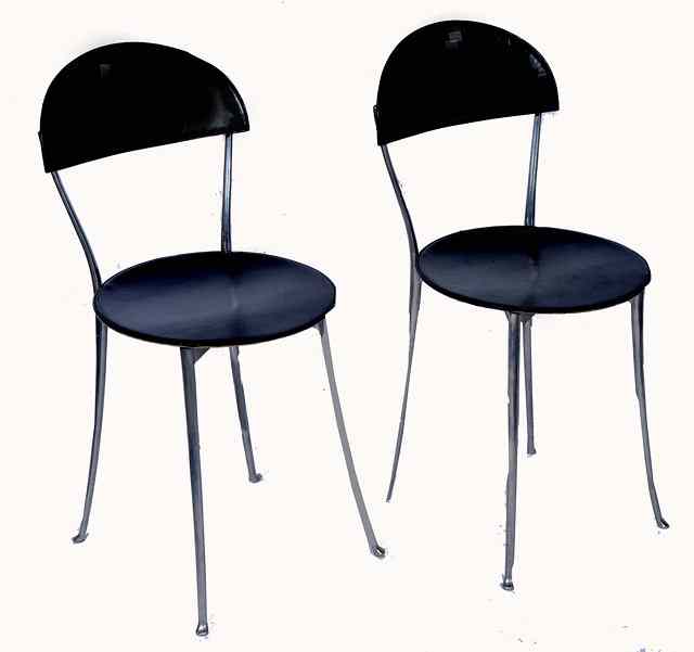 Appraisal: Enzo Mari for ZanottaA set of four Tonietta chairs originally