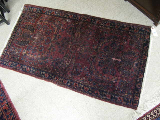 Appraisal: SEMI-ANTIQUE PERSIAN SAROUK AREA RUG Arak Province northwestern Iran overall