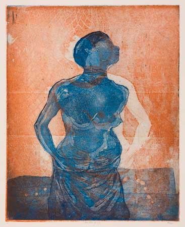 Appraisal: KAY BROWN - The Kick of Life Color etching and