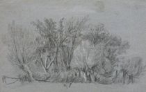 Appraisal: Attributed to Peter de Wint English - Study of Trees