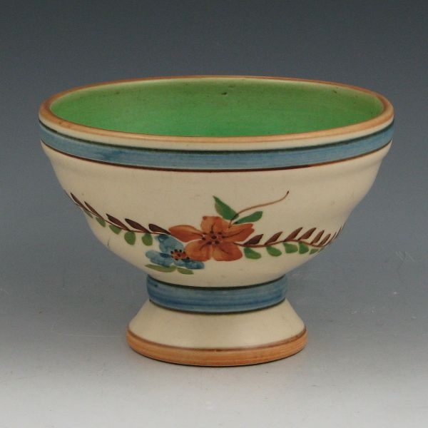 Appraisal: Weller Bonito compote Marked Weller Pottery in script Mint wide