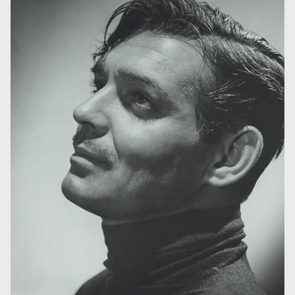 Appraisal: Laszlo Willinger - CLARK GABLE American Gelatin silver print signed