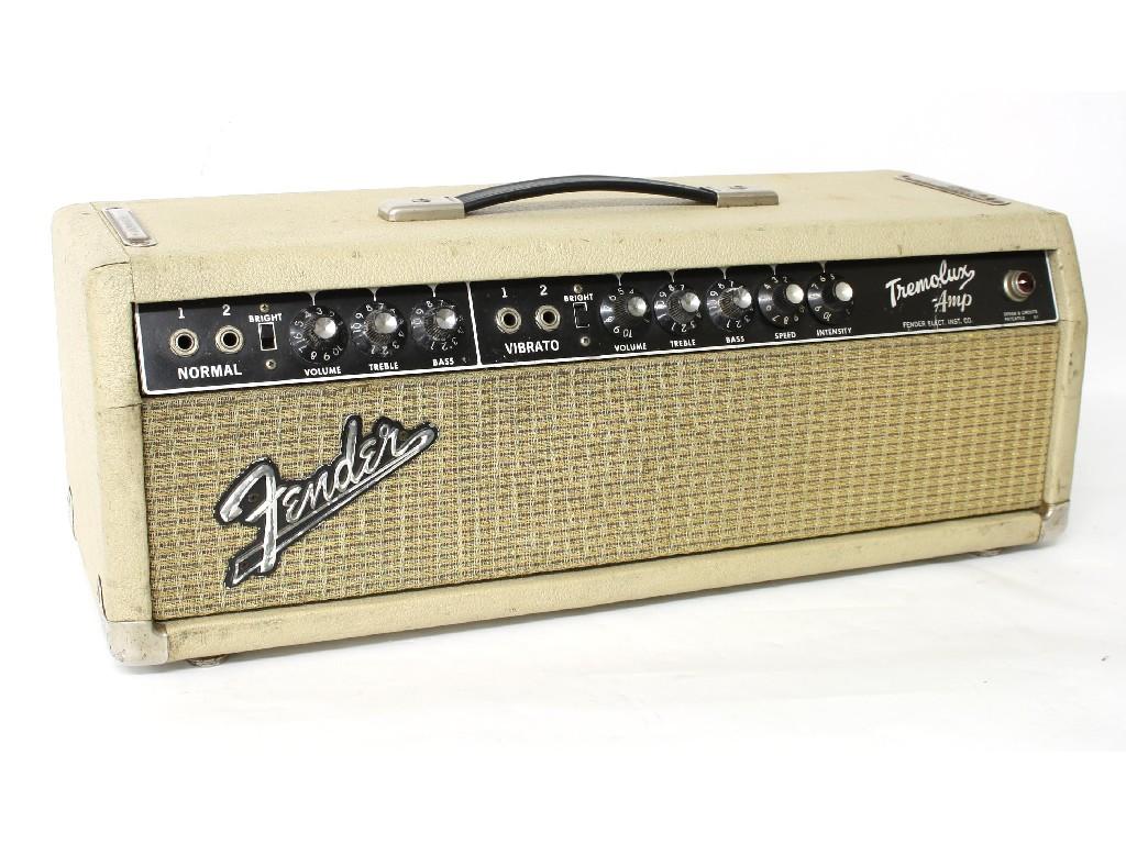 Appraisal: Fender Tremolux amp head circa no A with tan finish