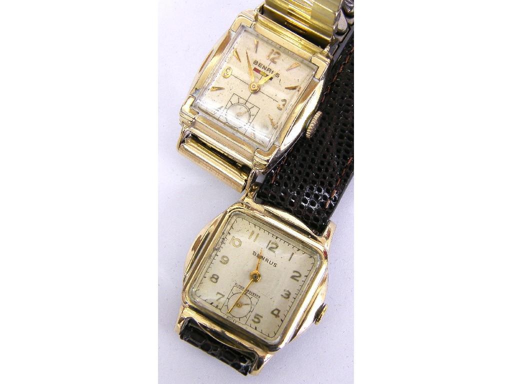 Appraisal: Mu Du ct lady's wristwatch on a ct bracelet Cyma