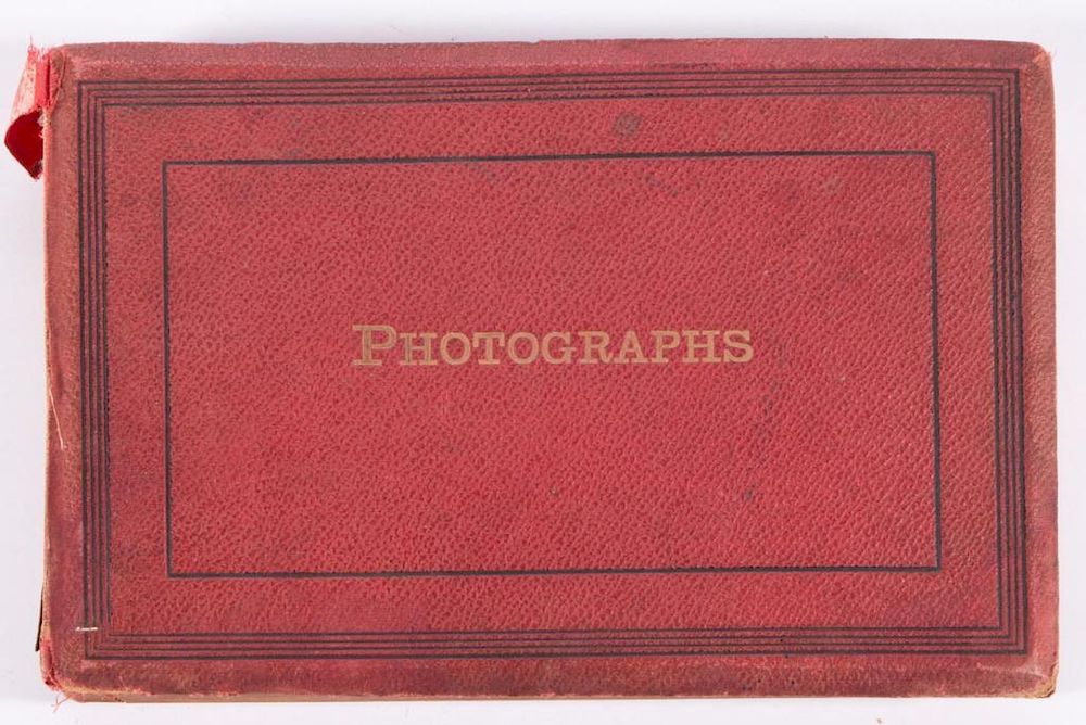 Appraisal: An album of th century photographs of China An album