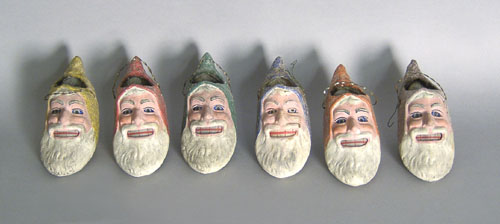 Appraisal: Composition Santa Claus figures