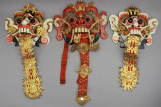 Appraisal: th C Balinese Masks th C Balinese Masks