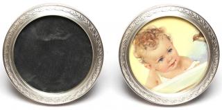 Appraisal: Pair of Web Silver Co Sterling Picture Frames Small and