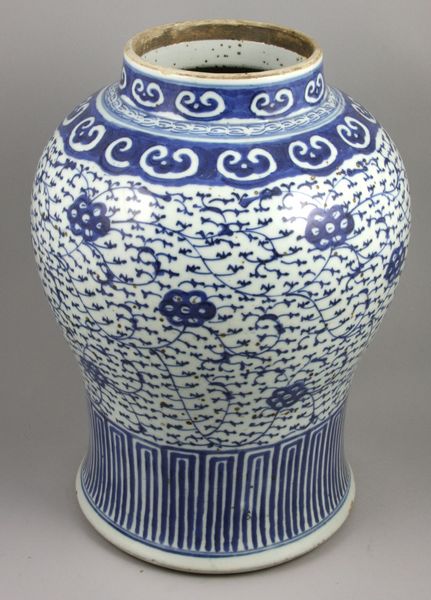 Appraisal: th Century Chinese jar without lid x Property of a