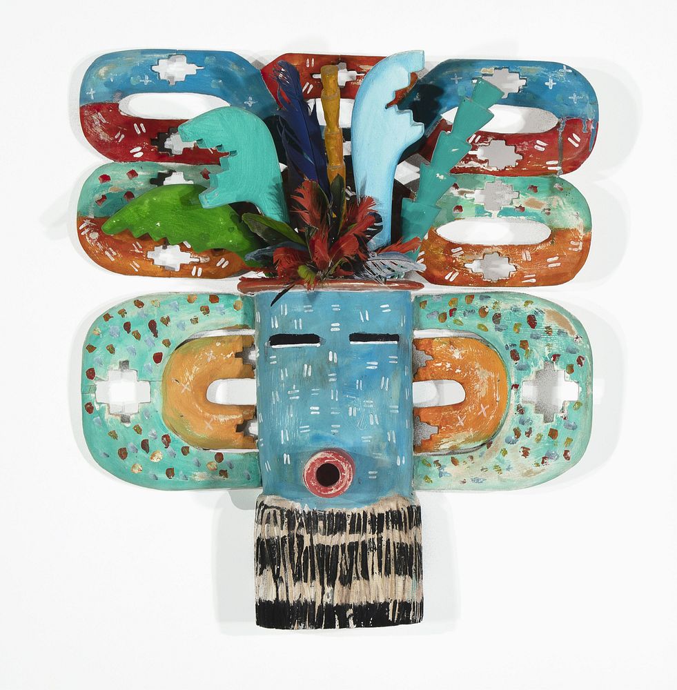 Appraisal: Gregory Lomayesva Kachina Gregory Lomayesva Hopi b Kachina wood pigment