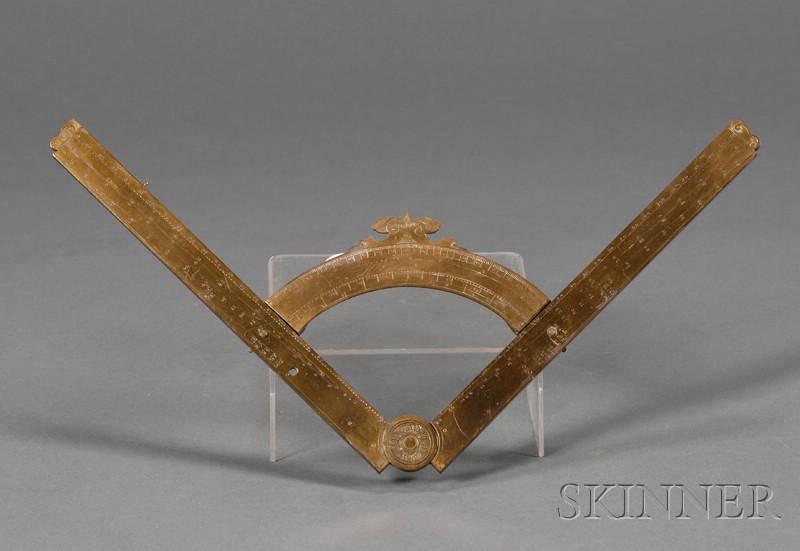 Appraisal: Replica of a Geometric and Military Compass by Galileo in