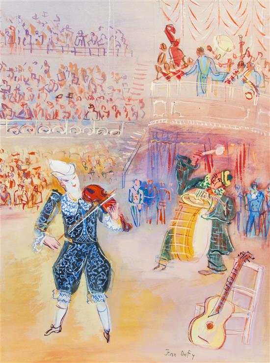 Appraisal: Sale Lot Jean Dufy French - La grosse caisse ravageuse